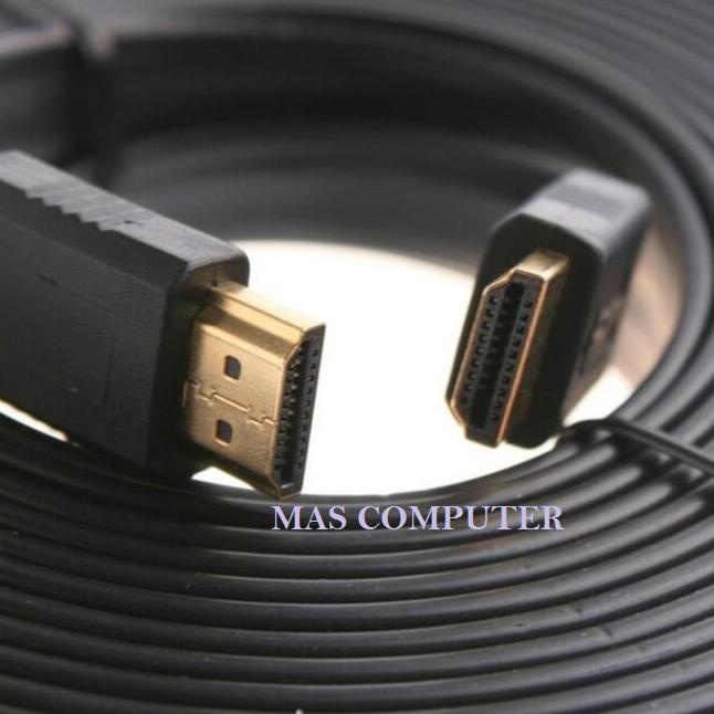 ◌ Kabel HDMI 10Meter / Kabel HDMI 10Meter Flat / Kabel HDMI 10 Meter Flat Elastis ☜