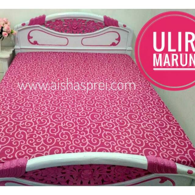 Best Seller Aishasprei.com Sprei Waterproof Motif Ulir 120x200x25 neZABBs8YrLN