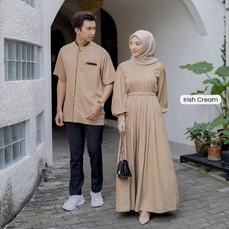 READY RALINE DRESS PAYET (L) BY BBC COLECTIONS (IRISH CREAM)