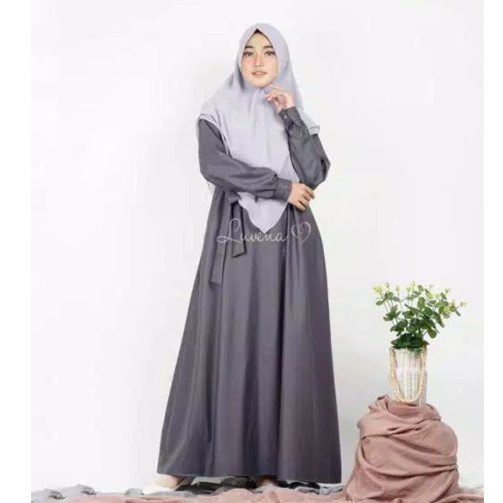 gamis toyobo polos /manset polos/ busui