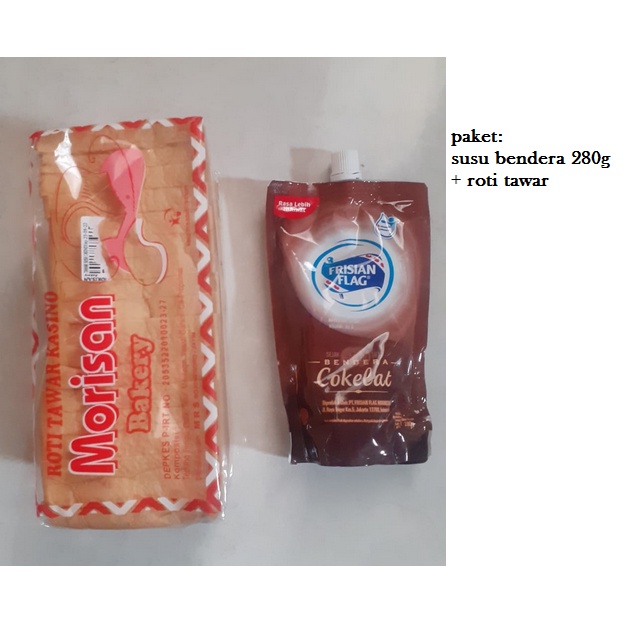 

Susu Bendera Pouch dan Roti Tawar siap Makan nga pakai ribet