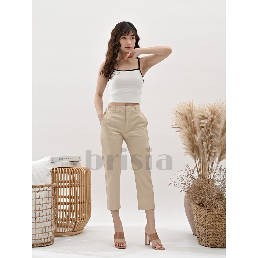 [2 SIZE] 7 WARNA - SEVILLA PANTS 7/8 / Comfy Pants Formal Pants Celana Santai Wanita