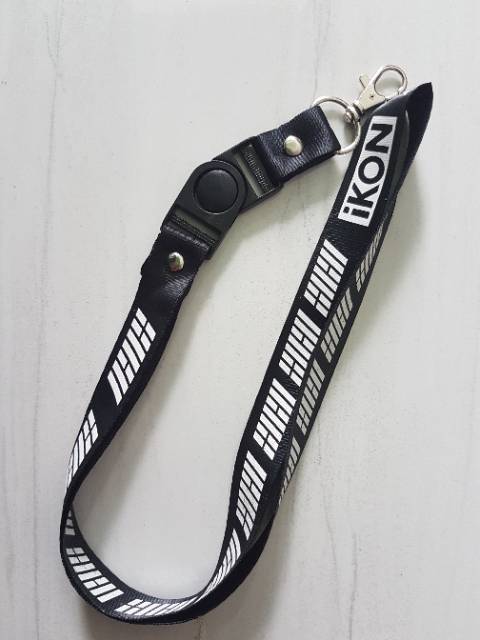 IKON CONTINUE LANYARD GANTUNGAN TALI LANYARD ID CARD KEYRING KEYCHAIN KPOP