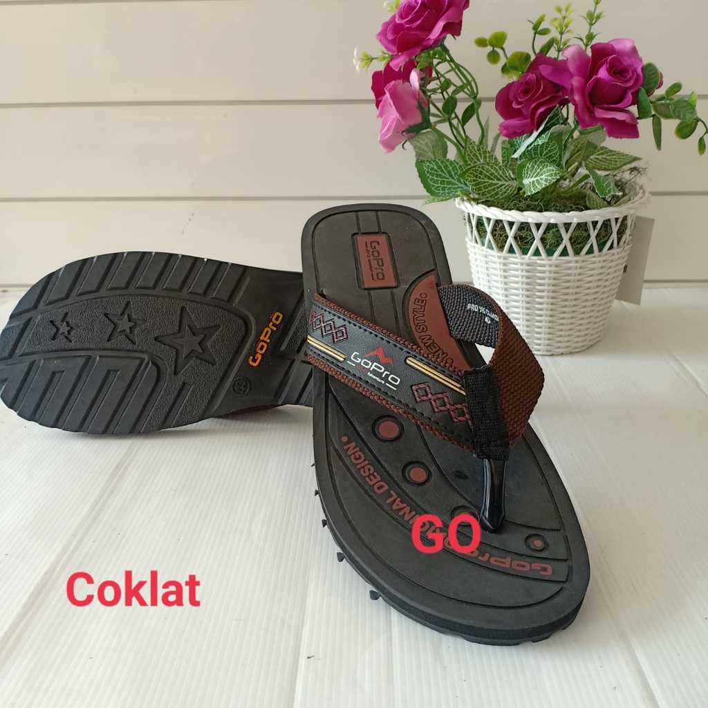 gos GO-PRO YK CLASSIC Sandal Selop Pria Sendal Gunung Laki Laki Original