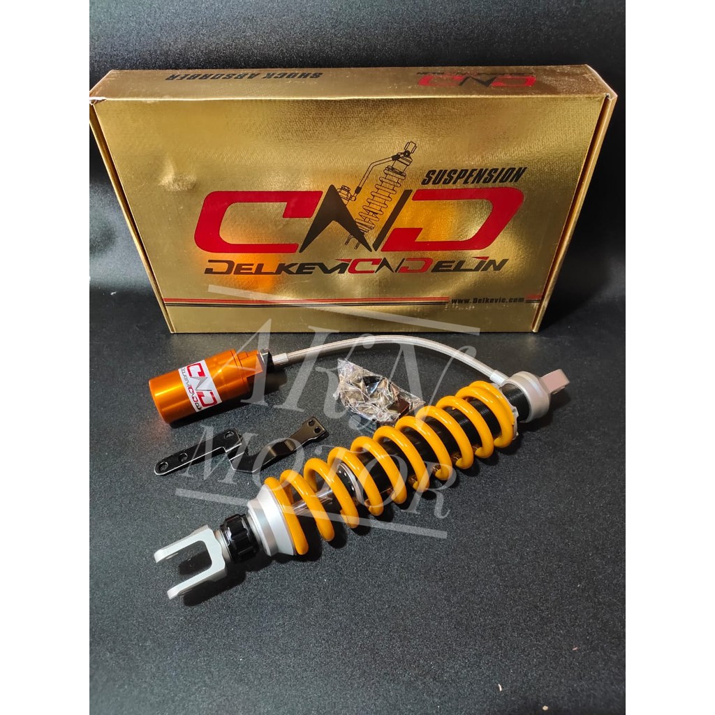 Mono shock delkevic tabung pisah ukuran shock 405 mm kawasaki KLX 150