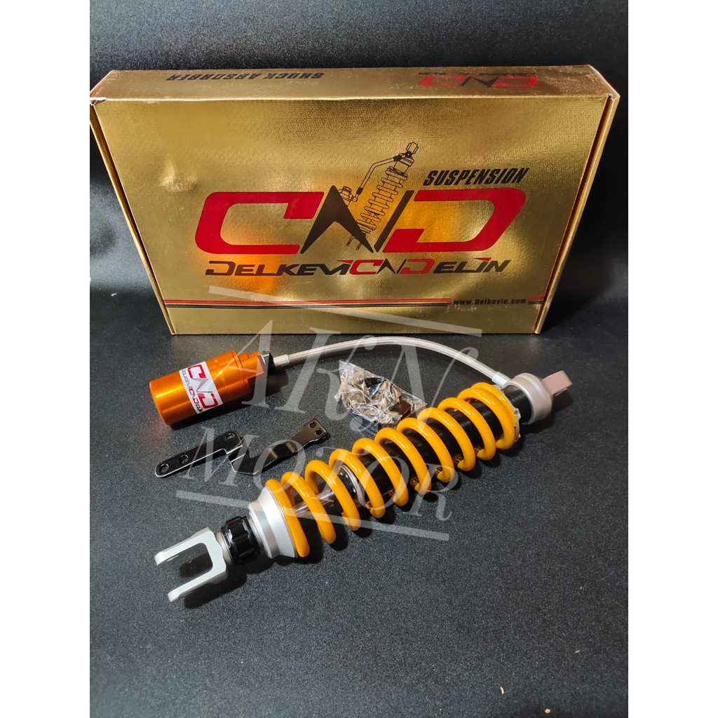 Mono shock delkevic tabung pisah ukuran shock 405 mm kawasaki KLX 150