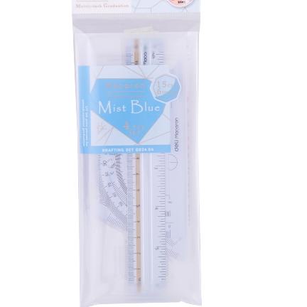 

Deli Ruler Set / Set Penggaris Warna Pastel Tidak Mudah Patah EG02404 ~