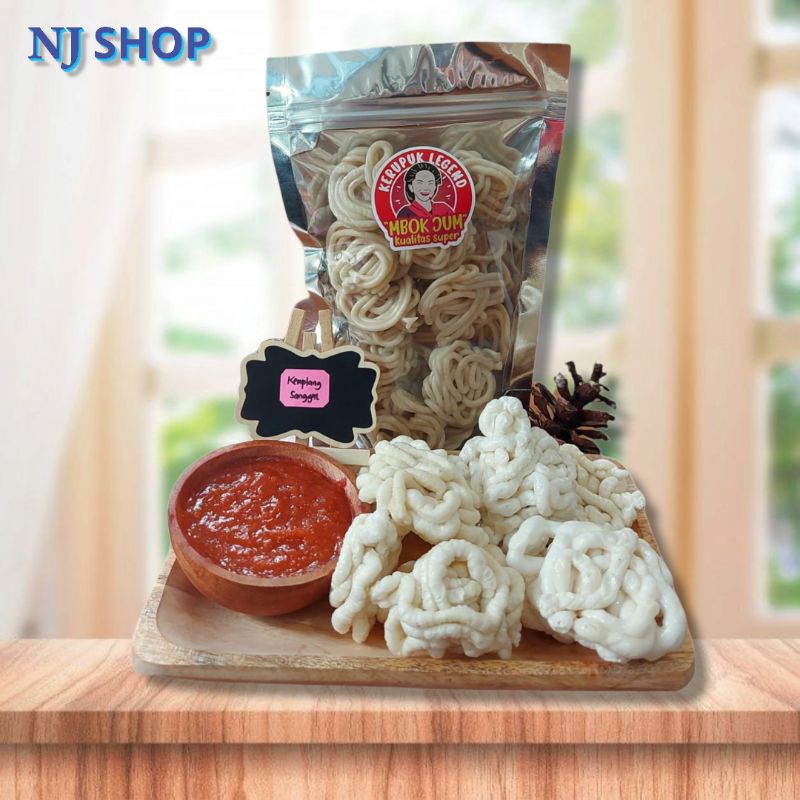 

[Kerupuk] - Kerupuk Mentah Kemplang Sanggul Bunga / Krupuk Kemplang Ikan Tenggiri Asli Palembang