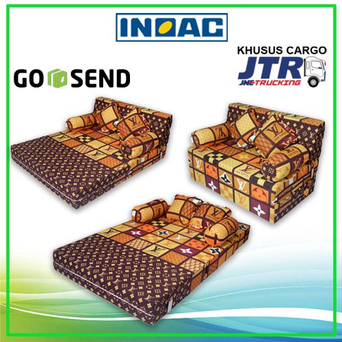 inoac sofabed 120 x 200 x 20 cm garansi 10 tahun