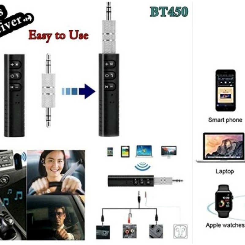 UNIVERSAL WIRELESS STEREO AUDIO RECEIVER 3.5MM BLUETOOTH 4.2