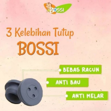 Botol ASI BOSSI Kaca 50ml 100ml isi 8 botol asi ASIP ASI Perah BPA FREE Termurah BKA Babymaniashop