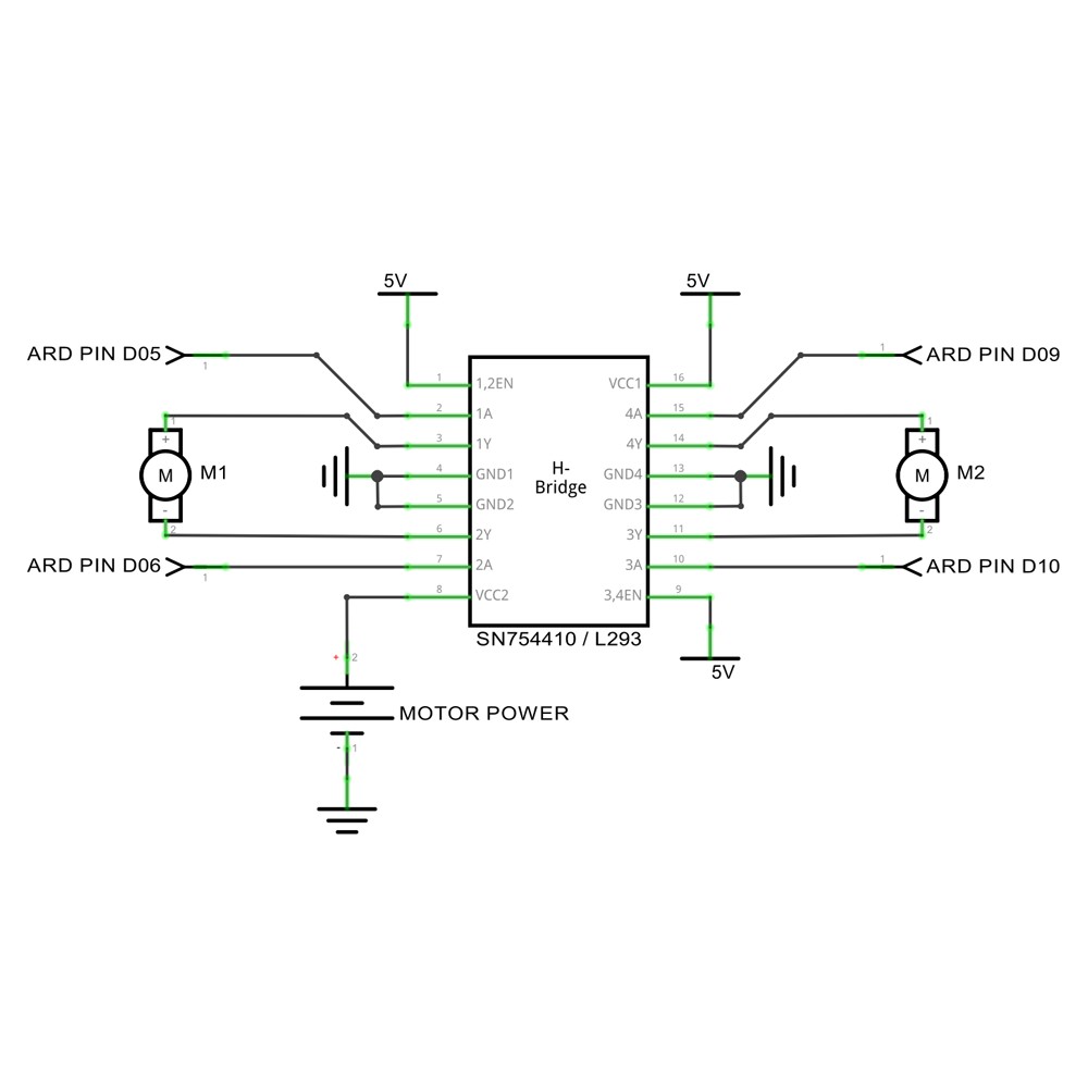 L293 L293D Driver Motor L 293 IC