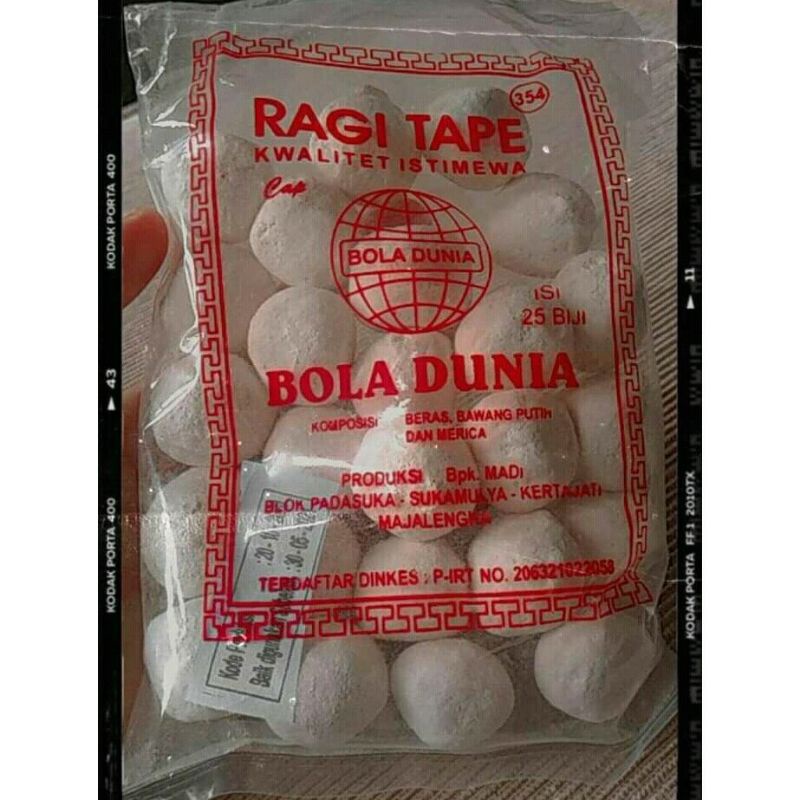 

RAGI TAPE BOLA DUNIA KWALITET ISTIMEWA [ 100 gr ]