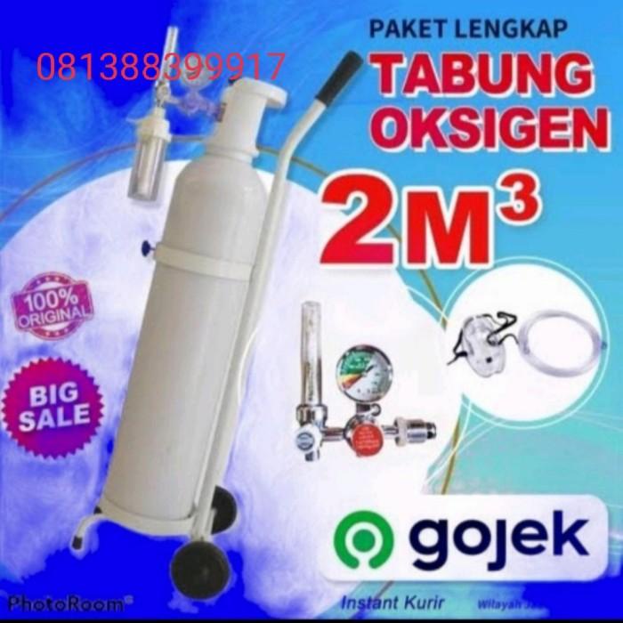 Regulator Oksigen 2M3 Lengkap/Tabung Oksigen Lengkap Regulator Troli 2M3