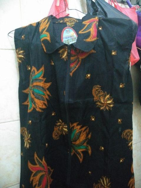 Maxi Cardi Batik Outer Wear Long Vest Sogan Series #2 Longvest Ethnic Rompi Panjang Nirmala