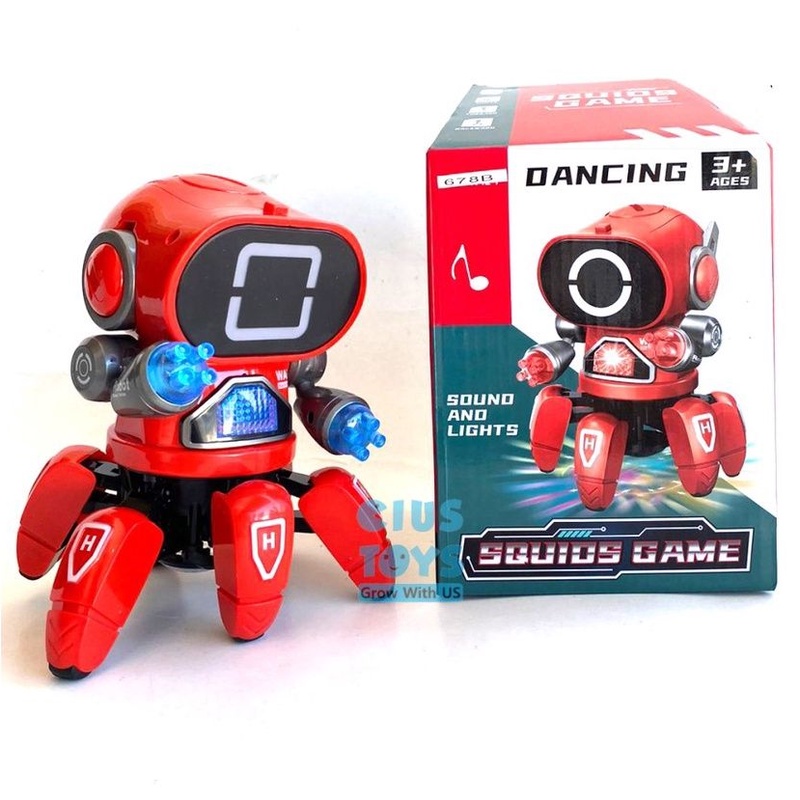 Mainan Robot Dancing Squid Game Joget