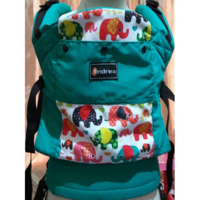 Gendongan Bayi SSC Andrea Baby Carrier Standard Size Elephant on Tosca