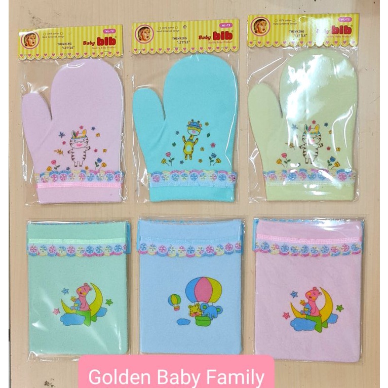 WASLAP MANDI HANDUK BABY BIB JARI TANGAN