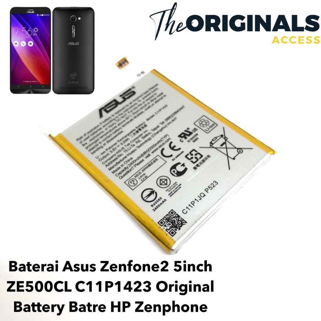 PROMO Baterai Asus Zenfone 2 ZE500CL Batre Batrai Zenfone2 Zenfon Z00D Zood C11P1423 BY.SULTAN