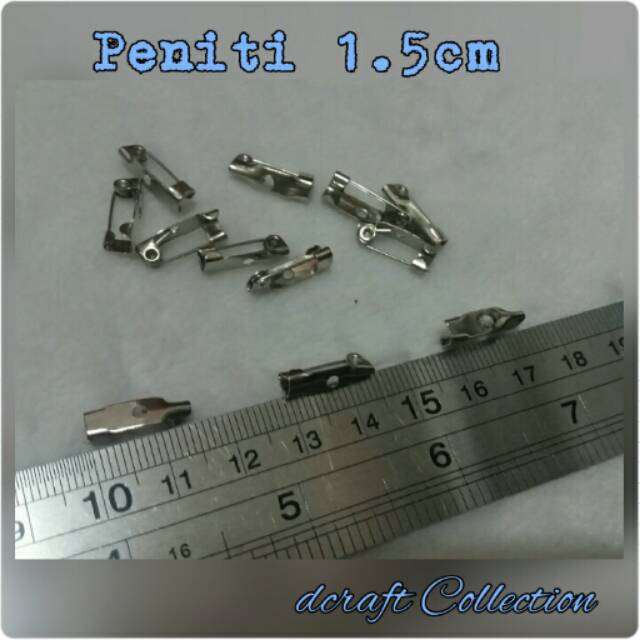 Peniti Bros 1.5cm Biasa per Gross