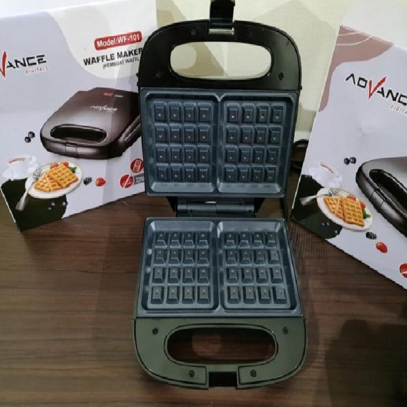 READY STOCK ADVANCE WAFFLE MAKER PEMANGGANG ROTI WAFFLE 2 LAPIS WF-101 | Garansi 1 Tahun