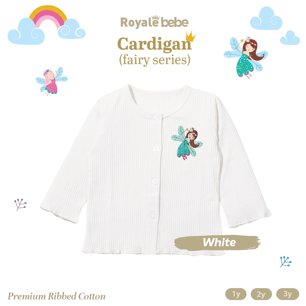 ROYALE BEBE FAIRY SERIES CARDIGAN ANAK PEREMPUAN JAKET ANAK JAKET BAYI SWEATER ANAK 1-3 thn