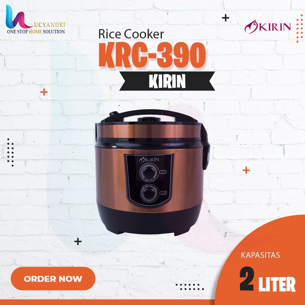 KIRIN RICE COOKER 2.0 LITER | KRC-390 | KRC390 CERAMIC ORIGINAL