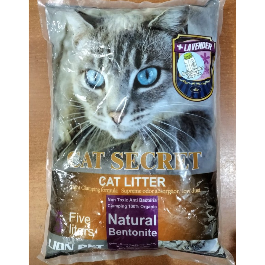Pasir kucing cat secret 5 L