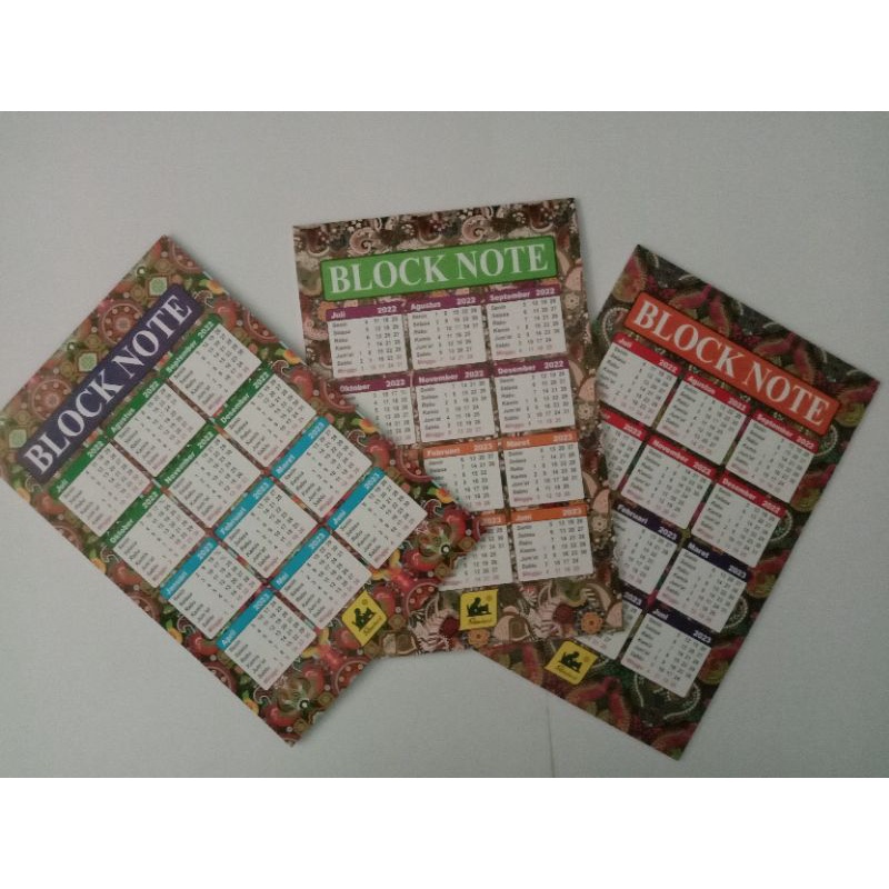 

block note/buku catatan kecil(3pcs)