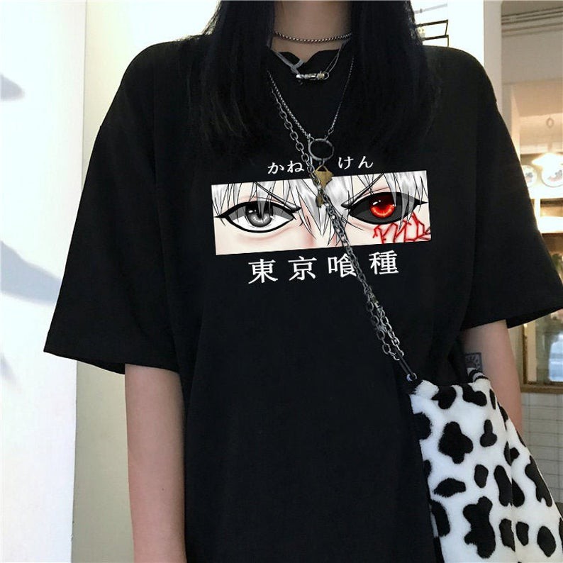 Tshirt Kaneki Eyes Tokyo Ghoul Anime Manga Premium