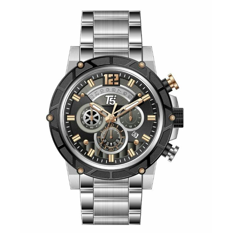 Jam tangan  pria T5 H3813 chrono sport ORIGINAL tahan air