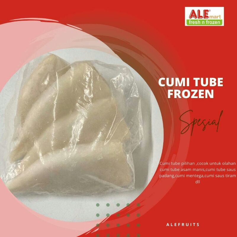 

Cumi tube, cumi kupas bersih, cumi tube frozen