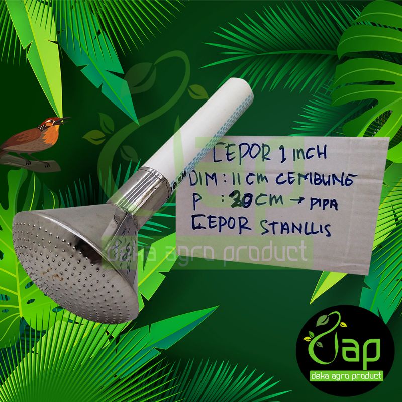 CEPOR STAINLESS SPREYER SELANG PIPA 1 INCH disambungkan selang 1 in Stainles