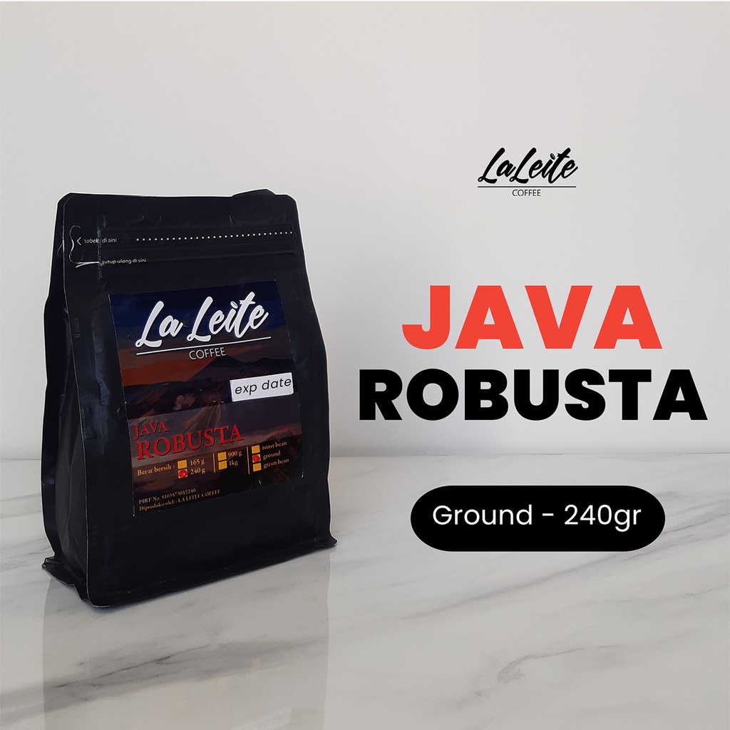 

Kopi Java Robusta 240g - Ground (Bubuk)