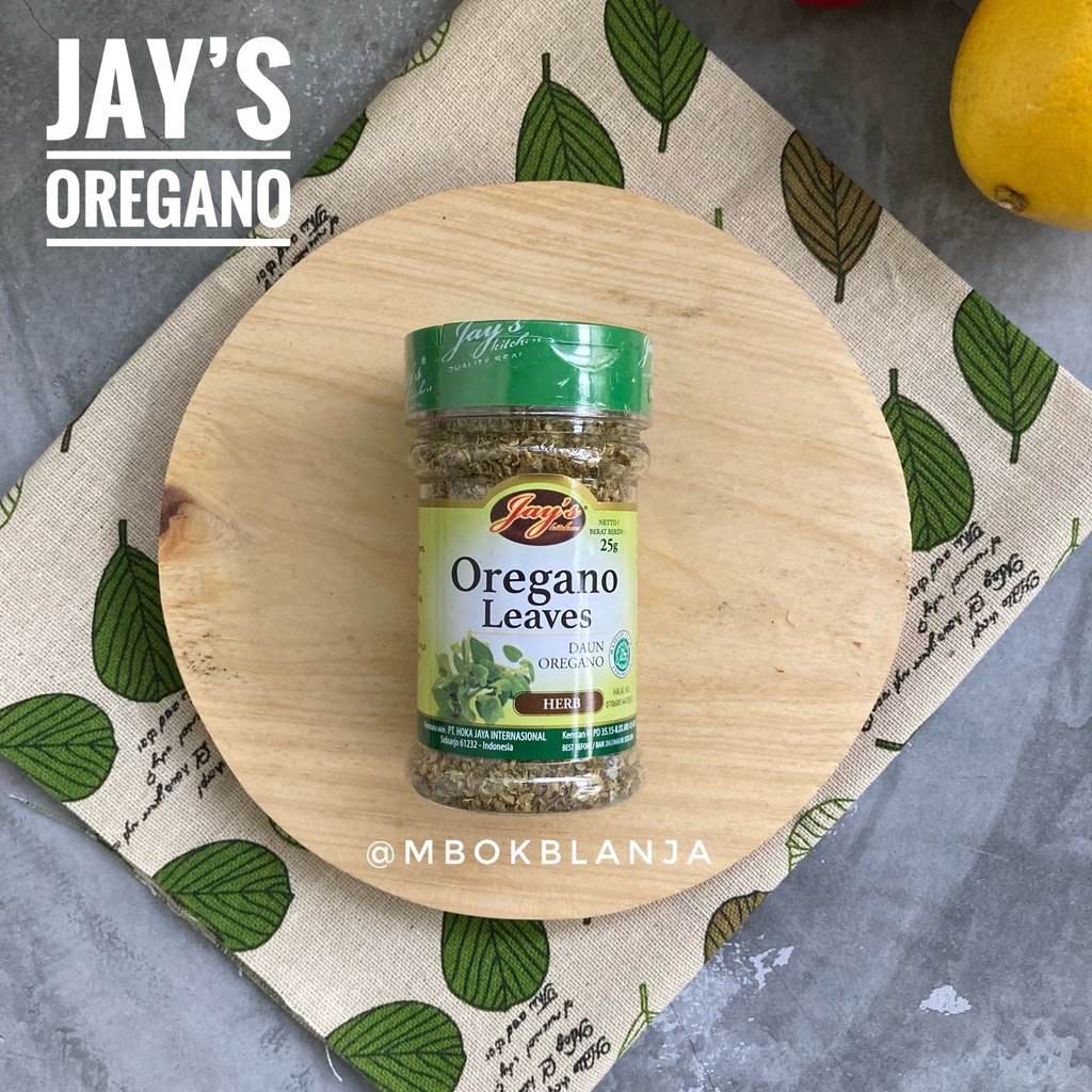 

JAYS JAY'S JAY OREGANO LEAVES DAUN OREGANO 25 GR