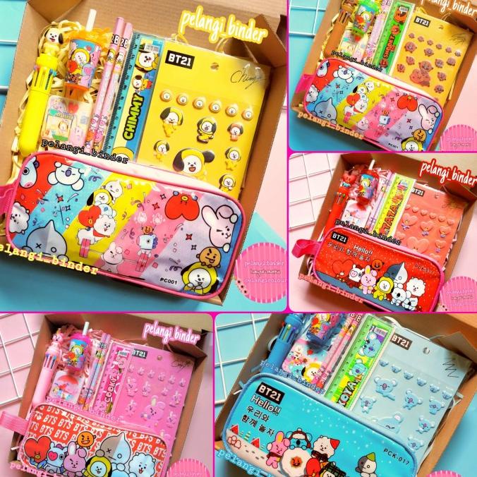 

Office & Stationery | Alat Tulis | Paket Box Alat Tulis Bt21 | Best Seller