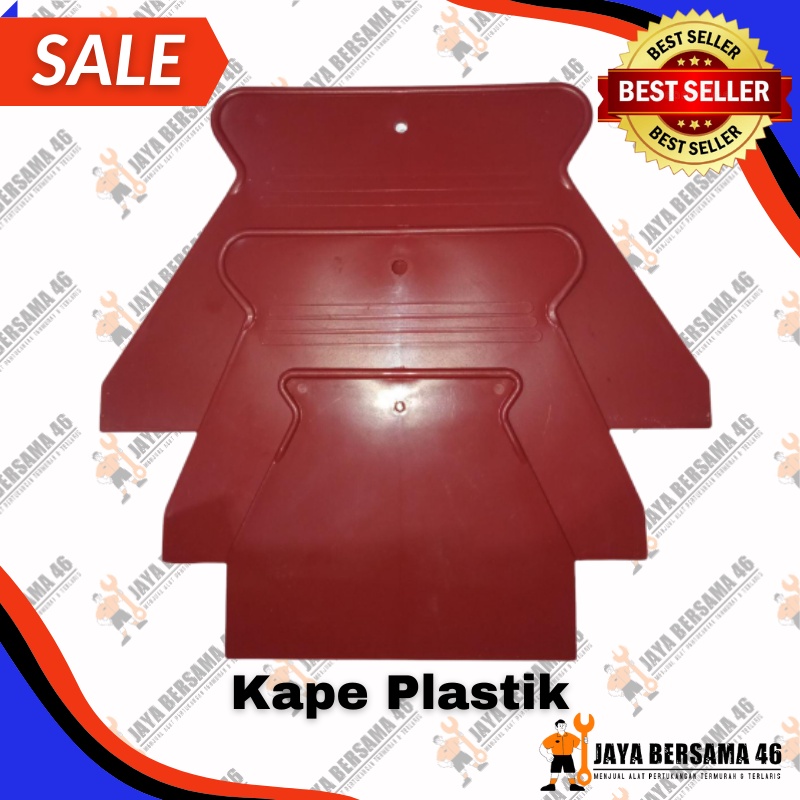 KAPE PLASTIK / SKRAP SCRAP SCRAPPER DEMPUL PLAMIR TEMBOK / KAPI PELASTIK / ALAT DEMPUL PLAMIR / SKRAP PLASTIK