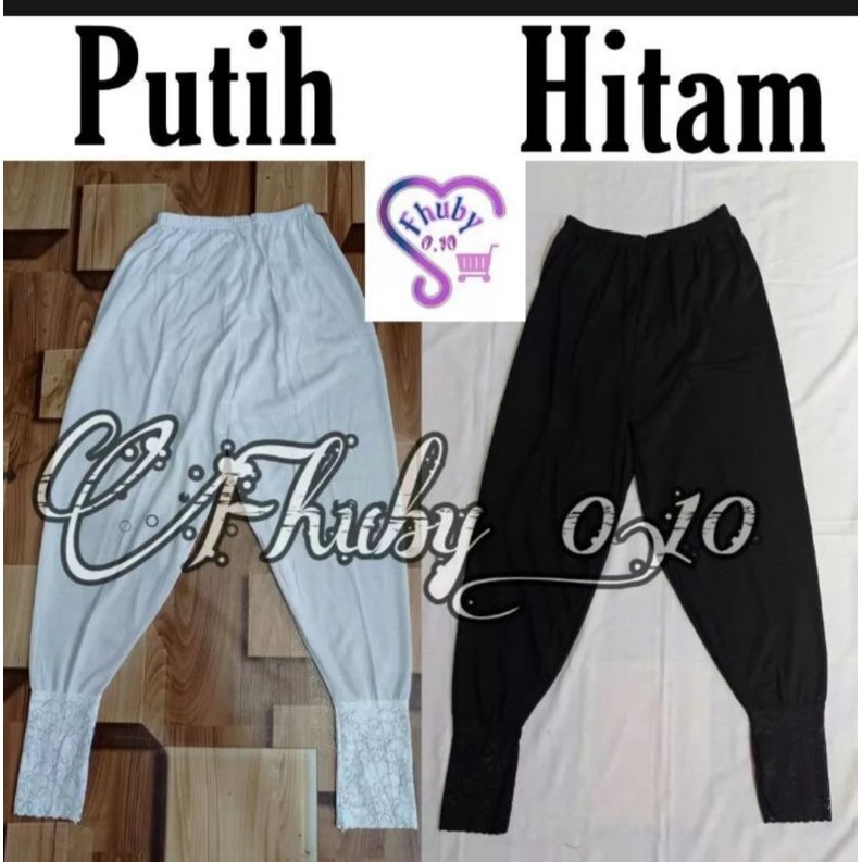 Daleman Celana Legging Kulot 1 Pcs/ 3 Pcs/ 6 Pcs - Androk Kulot Haji - Celana Daleman Gamis