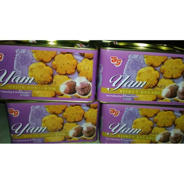 

Biskuit / roti Keladi Yam cookies