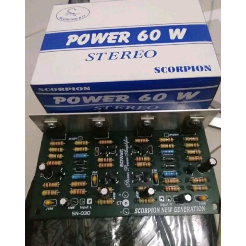 Kit Power 60watt stereo