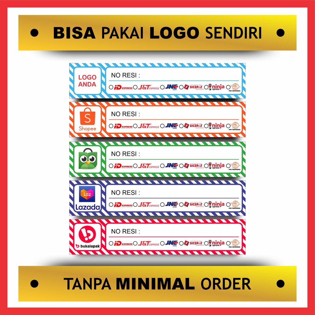 

STIKER RESI / STIKER PENGIRIMAN / STIKER OLSHOP / STIKER RESI OLSHOP CUSTOM LOGO / STIKER RESI OLSHOP SESUAI PERMINTAAN