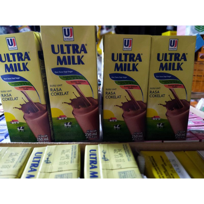 

Susu Ultra UHT 250ml Rasa Cokelat