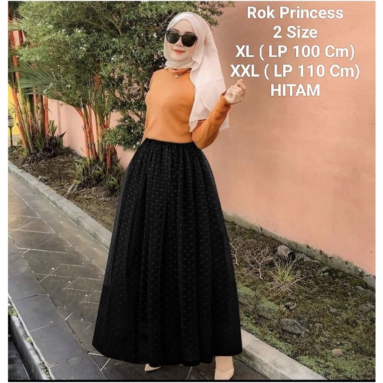 Rok Tutu Dewasa Import Jumbo Tutu Princess Moscrepe Mix Tille Dot Good qualty premium