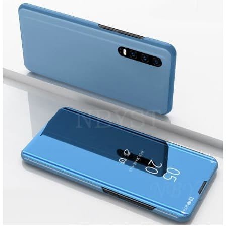 Flip Case Huawei Nova 5T Clear View Standing Mirror Cover