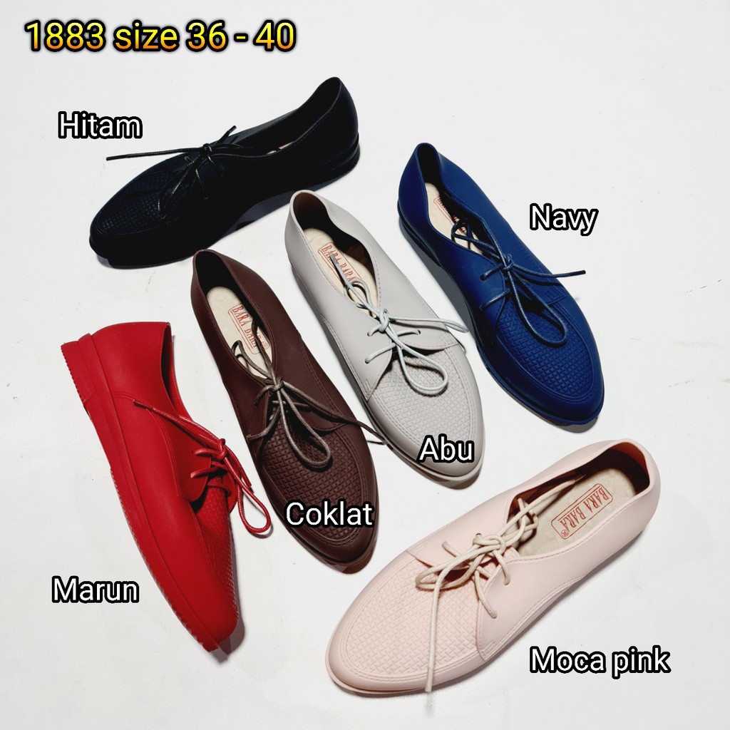 BARA BARA ORIGINAL Jelly shoes sepatu wanita fantofel karet empuk murah import 1883