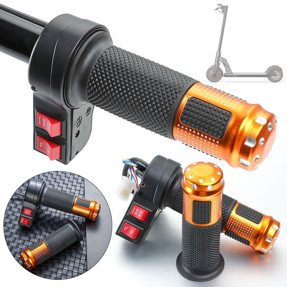 WONDER Wonder Sepeda Listrik Throttle Grip 24V /36V /48V /64V /72V /96V Electric Scooter Handle E-Bike Throttle Grip