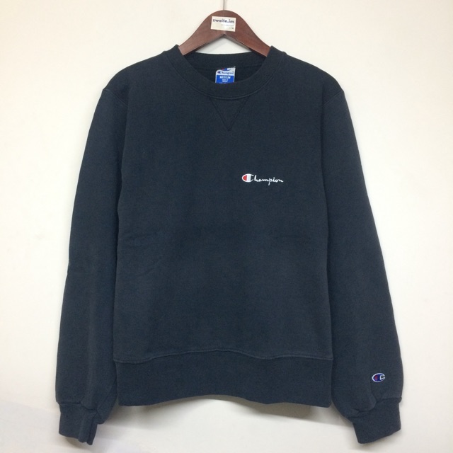 Sweater Crewneck Champion Hitam Women Second
