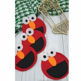 

Elmo Amplop Flanel Angpao Lebaran - Handmade
