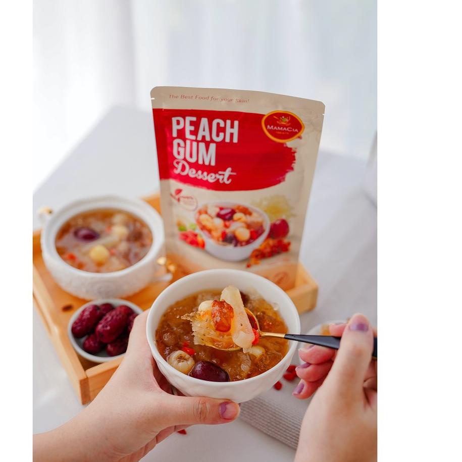 

Mamacia Treats Paket Peach Gum Komplit Kualitas Super Grade A+ / Tao Jiao / Mini Pack 125 gr ~