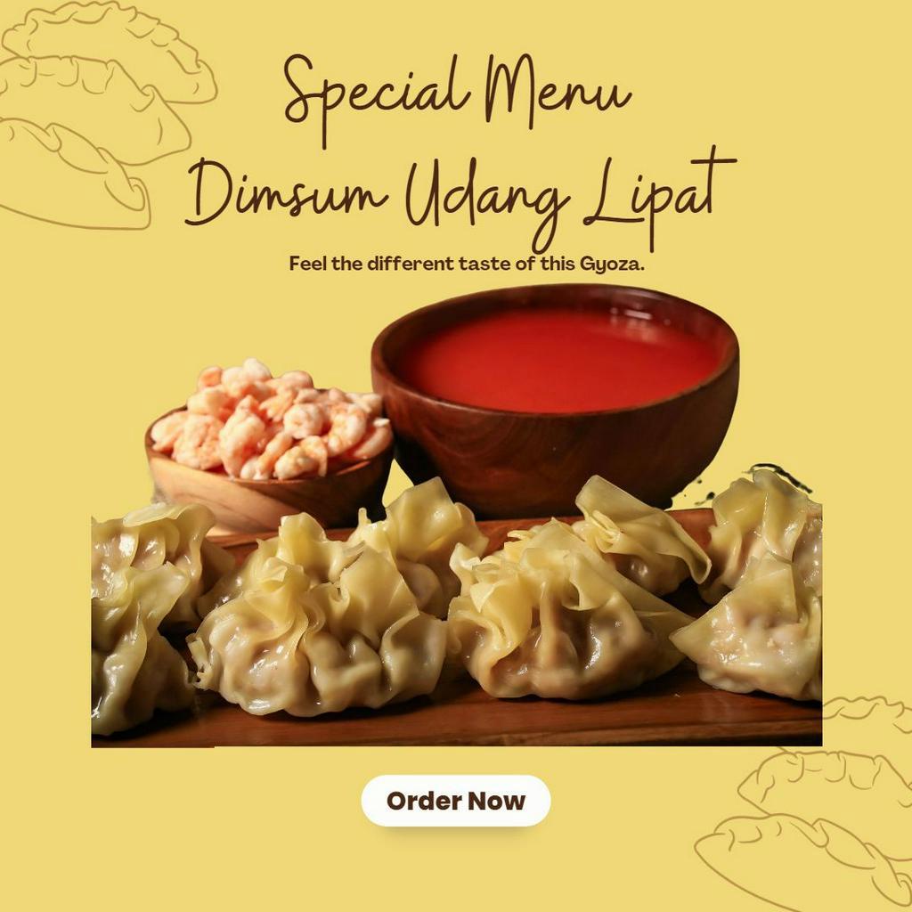 dimsum udang lipat